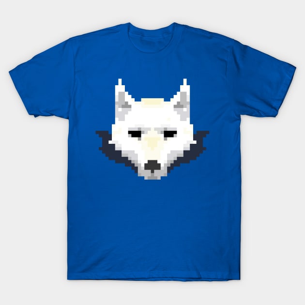 Pixel Wolf T-Shirt by cowboyknees